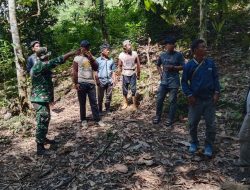 Komsos Jadi Jembatan Kedekatan, Babinsa Koramil 14 Libureng Kodim Bone Temui Warga Mattirobulu