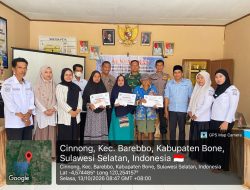Babinsa Koramil 11 Barebbo Kodim 1407/Bone Dukung Kelancaran Penyaluran BLT Dana Desa 2026
