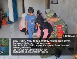 Dukung Pelayanan Kesehatan Masyarakat, Babinsa Desa Batu Putih Koramil 1407-08/Lamuru Dampingi Posyandu Di Batu Putih