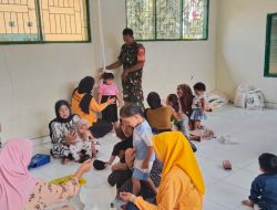 Pengabdian Dari Desa, Babinsa Ramil 09 Lapri Kodim 1407/Bone Perkuat Kebersamaan Melalui Pendampingan Posyandu