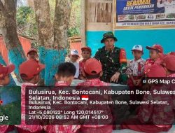 Bangun Karakter Lewat Keteladanan, Babinsa Ramil 20 Bontocani Kodim 1407/Bone Jalin Kebersamaan Dengan Siswa SD