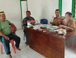 Rawat Kebersamaan, Babinsa Koramil Dua Boccoe Kodim 1407/Bone Aktif Menjalin Komunikasi Dengan Aparat Desa